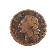 Louis XVI (1774-1792), 1/2 sol 1782 & Aix, TB, Gad. 349