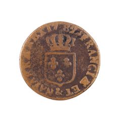 Louis XVI (1774-1792), 1/2 sol 1782 & Aix, TB, Gad. 349