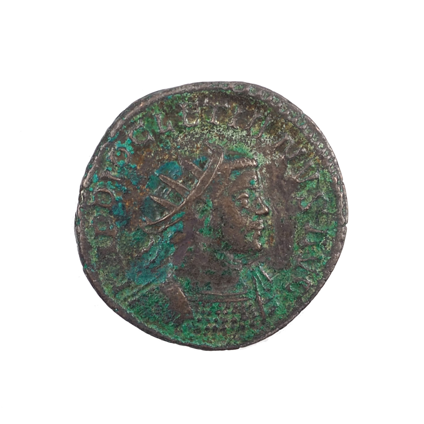 Dioclétien (286-305 AD), Aurelianus, Lyon, Billon, TTB, Cohen 446, TRES RARE !!!